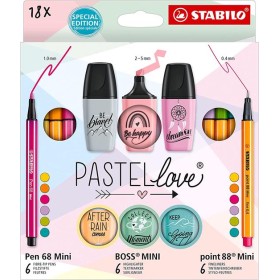 ESP.STABILO PASTELLOVE 18 PZ