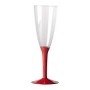 SET 6 FLUTE + GAMBO ROSSO