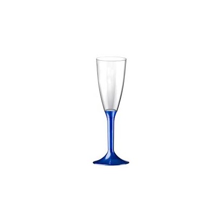 SET 6 FLUTE + GAMBO AZZURRO