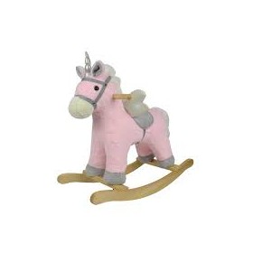 CAVALLO A DONDOLO ROSA