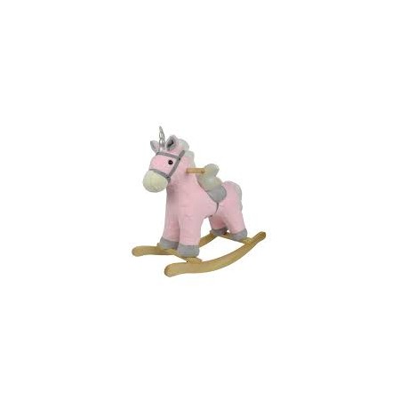 CAVALLO A DONDOLO ROSA