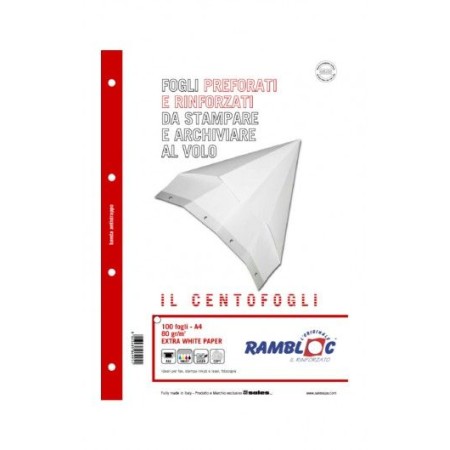 FOGLI PREFORATI DA STAMPARE E ARCHIVIARE