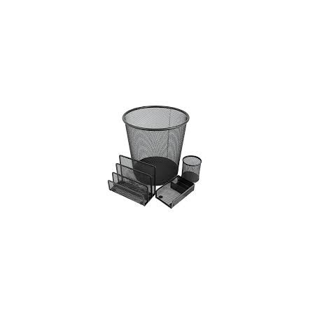SET 4 PEZZI IN RETE NERO