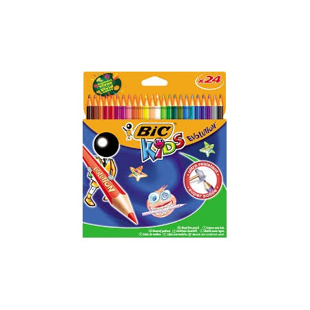 PASTELLI BIC KIDS EVOLUTION X 24