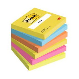 POST IT 76X76 COLORI ASS. PZ.6