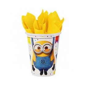 8 BICCHIERI MINIONS