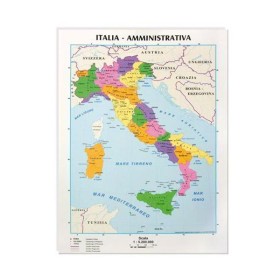 CARTINE GEOG.  ITALIA POLITICA/FISICA
