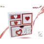MOBILETTO 4 CASSETTI LOVE