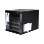 CASSETTIERA NERA 5 CASSETTI C/CHIAVE