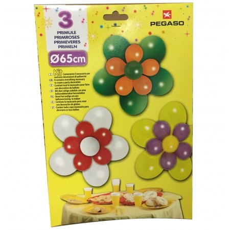 SET ACCESSORI X PARTY 3 PRIMULE PEGASO