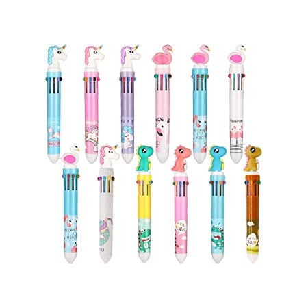 BIRO MINI 4 COL UNICORNO LEBEZ 81239