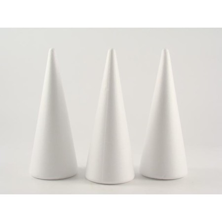 CONO IN POLISTIROLO 25X10 PREZZO SINGOLO