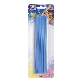 20 CANDELINE FILI LUMINOSI CELESTE CM 16