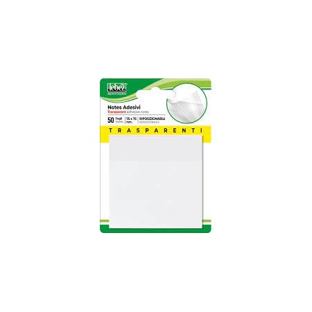 POST-IT TRASPARENTE 76X76 50 FG LEBEZ
