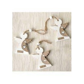 APPENDINO LEGNO CAVALLO CON ANGELO