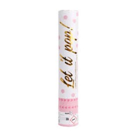 CANNONE SPARACORIANDOLI 28 CM ROSA