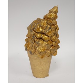 CANDELE VASO ORO
