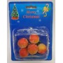 ADDOBBI ALBERO GIALLO ROSSO GLITTER