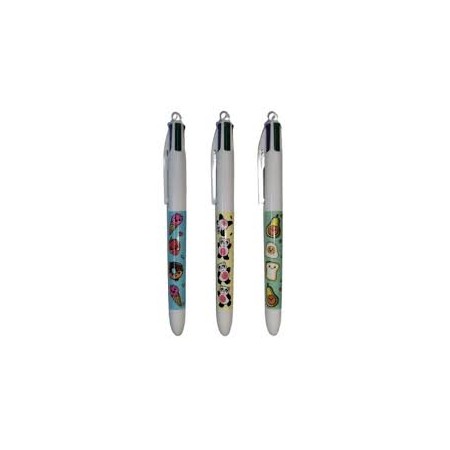 BIRO BIC 4 COLORI KAWAII