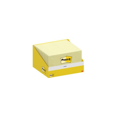 BLOCCHI POST-IT 76X127 GIALLI PZ.10 IN BOX
