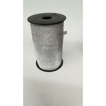 NASTRI CONF. GLITTER ARGENTO