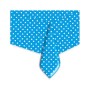 TOVAGLIE PLASTICA 140X270 POIS TURCHESE