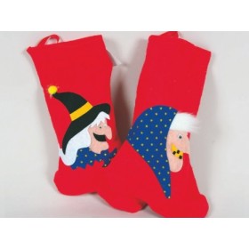 CALZE BEFANA ROSSO.