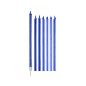 CANDELINE E SUPPORTO BLU