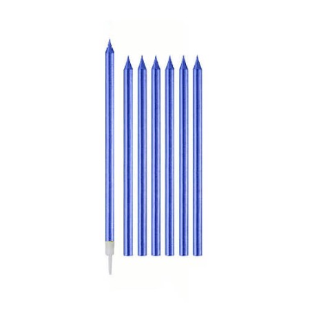 CANDELINE E SUPPORTO BLU