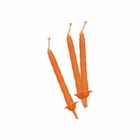 CANDELE CON BASE ARANCIONE