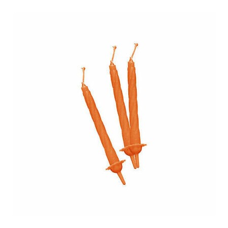 CANDELE CON BASE ARANCIONE