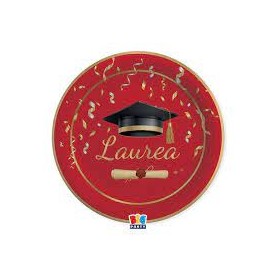 PIATTI PICC. CM.18 LAUREA PZ.8