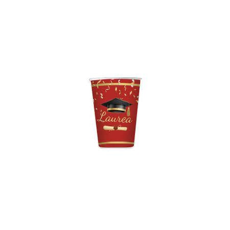 BICCHIERI 250 ML LAUREA PZ.8