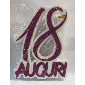 AUGURI 18 FUCSIA.