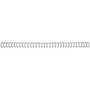 DORSI SPIRALE METALLO 25MM ARG. 200PZ