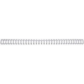 DORSI SPIRALE METALLO 25MM ARG. 200PZ