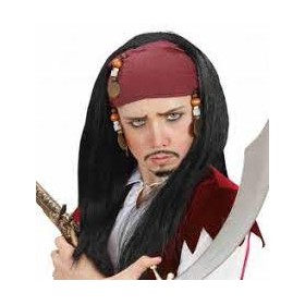 PIRATA C/CAPELLI E CAPPELLO