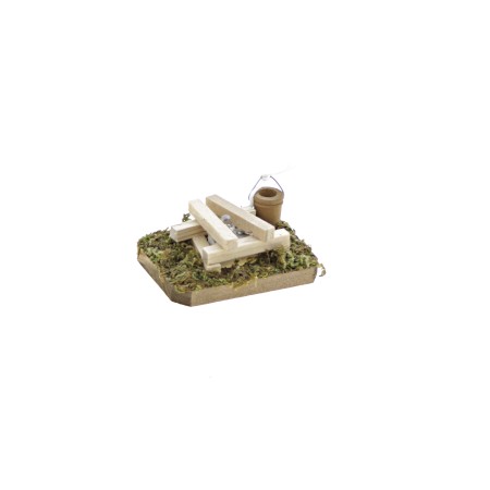 SCENA PRESEPE 8X6X4CM C/LED BATTERIA