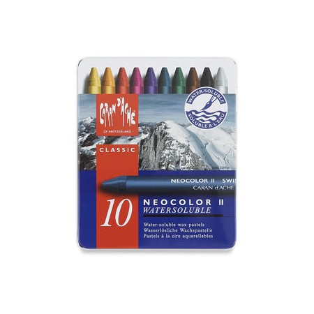 PASTELLI CERA NEOCOLOR X 10 CARAN D'ACHE