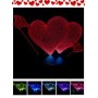 LAMPADA LED CUORI CON FRECCIA