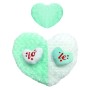 CUORE IN PELO CM.50 CON 2 CUORICINI