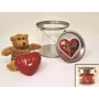SCATOLA CON CUORICINI LED E ORSETTO