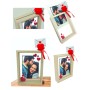 PORTAFOTO IN LEGNO CON DOPPIO VETRO