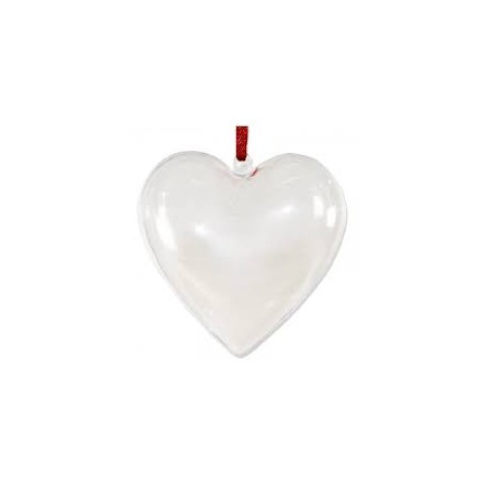 CUORE IN PLASTICA APRIBILE CM.8