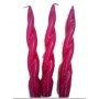CANDELA TORCIGLIONE 23 CM VIOLA