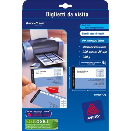 BIGLIETTI DA VISITA OPACO C32096-10