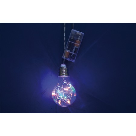 LAMPADINA 10LED BATTERIA MULTI