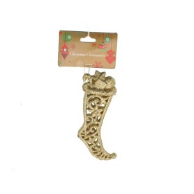PENDENTE STIVALE GLITTER ORO