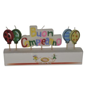 CANDELE CM 8 AZZURRA/BIANCA N0