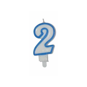 CANDELE CM 8 AZZURRA/BIANCA N2